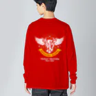 T-jet's Illustration...の［両面］Matsusaka Quality "Red"【株式会社新竹商店ライセンス品】 Big Long Sleeve T-Shirt