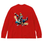 HIPHOPぬこ様のDanser.LEO(ダンサー・れお) Big Long Sleeve T-Shirt