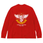 T-jet's Illustration...の［両面］Matsusaka Quality "Red"【株式会社新竹商店ライセンス品】 ビッグシルエットロングスリーブTシャツ