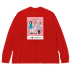 よしもと芸人オフィシャルショップのzakkaYOSHIMOTO 3時のヒロイン Big Long Sleeve T-Shirt