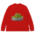 でおきしりぼ子の実験室のMELON-Ready to eat. ビッグシルエットロングスリーブTシャツ