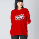 どうぶつYAの山ありコブダイ Big Long Sleeve T-Shirt