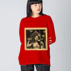 リトルショップオブdaisyの蝶 Big Long Sleeve T-Shirt