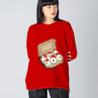 なたね。のニワトリたまご6羽パック(淡色向け) Big Long Sleeve T-Shirt