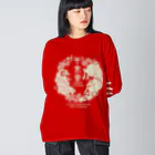 新郊厄年会33のイラスト色：ベージュ Big Long Sleeve T-Shirt