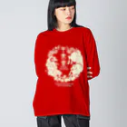 新郊厄年会33のイラスト色：オフホワイト Big Long Sleeve T-Shirt