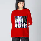 Moichi Designs Shop-2023のnew york dancer Big Long Sleeve T-Shirt