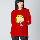 「キャシーとスミス」の とんでもなくかわいい グッズ屋さんのお化粧キャシー Big Long Sleeve T-Shirt