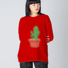 Polmetoca  ポルメトカのサボテン having fun Big Long Sleeve T-Shirt