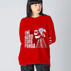 魚六のハードコアパンダ（脚立） Big Long Sleeve T-Shirt