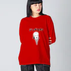 NIKORASU GOの歴史の偉人デザイン「ジンギスカン」（Tシャツ・パーカー・グッズ・ETC） Big Long Sleeve T-Shirt
