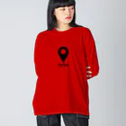 すとろべりーガムFactoryの最も正確なGPS (改造版・カラー生地に対応) ビッグシルエットロングスリーブTシャツ