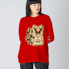 すとろべりーガムFactoryのUMA ジャッカロープ ver.2 Big Long Sleeve T-Shirt