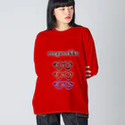 NIKORASU GOのメガネっ子 ビッグシルエットロングスリーブTシャツ