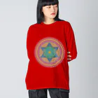 ポンコツホンポのI & I SEE JAH LIGHT (W) Big Long Sleeve T-Shirt