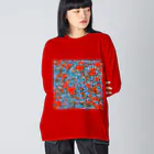 S☺︎RA BRANDのColour Splash ビッグシルエットロングスリーブTシャツ