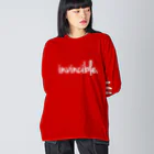 oka__のinvincible ビッグシルエットロングスリーブTシャツ