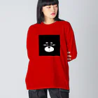 ZooBeeFooのすぴもんイヌ型スクエアビッグフェイス Big Long Sleeve T-Shirt