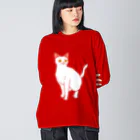 ねこの巣の白猫 Big Long Sleeve T-Shirt