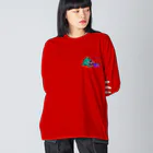 支配者様に投げ銭ショッッップのメリクリYA〜! Big Long Sleeve T-Shirt