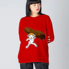 ヨープキャンが気になったのかりんとういぬ Big Long Sleeve T-Shirt