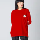 こはるのちょっと横向きパンダくん Big Long Sleeve T-Shirt