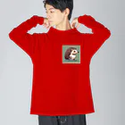 yu-tata-yuのハリネズミのおやつタイム Big Long Sleeve T-Shirt