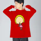 「キャシーとスミス」の とんでもなくかわいい グッズ屋さんのお化粧キャシー Big Long Sleeve T-Shirt