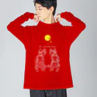 Bo tree teeのNight Fever ビッグシルエットロングスリーブTシャツ