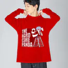 魚六のハードコアパンダ（脚立） Big Long Sleeve T-Shirt