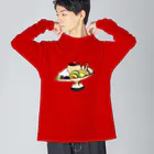 気ままに創作　よろず堂のプリン・ア・ラ・モード　ポップ Big Long Sleeve T-Shirt