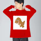 どうぶつ屋のティラノ Big Long Sleeve T-Shirt