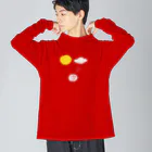 イエネコの北風と太陽 Big Long Sleeve T-Shirt