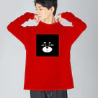 ZooBeeFooのすぴもんイヌ型スクエアビッグフェイス Big Long Sleeve T-Shirt