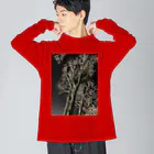 空屋　sorayakusakaの202001121944000　夜の樹木 Big Long Sleeve T-Shirt