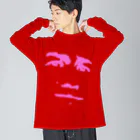 morebashiのりーくん(ピンクインク) Big Long Sleeve T-Shirt