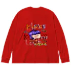 Divina AmoR-ART-のKiss you design  Big Long Sleeve T-Shirt