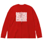 グドール励の大丈夫、私大学院出てますのでご安心ください。白文字バージョン Big Long Sleeve T-Shirt