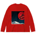 Eye2EyeのBlood Moon Dragon ビッグシルエットロングスリーブTシャツ