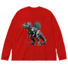 Melkingのメカスピノサウルス ビッグシルエットロングスリーブTシャツ