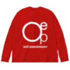 Masaki SukedaのOEP 25周年記念グッズたち（ホワイト） Big Long Sleeve T-Shirt