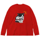 ハラユカ。のチキンキャット〜ビビり猫〜 Big Long Sleeve T-Shirt