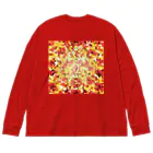  1st Shunzo's boutique のHealing mosaic ビッグシルエットロングスリーブTシャツ