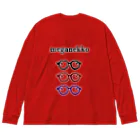 NIKORASU GOのメガネっ子 ビッグシルエットロングスリーブTシャツ