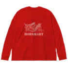 HORSMART公式ショップの色選べます『HORSMARTオリジナル商品（ホワイト）』 Big Long Sleeve T-Shirt