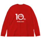 kaeru10の白ロゴ Big Long Sleeve T-Shirt