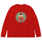 Ruby Candyのいちごのカップケーキ Big Long Sleeve T-Shirt