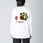 P➛fam.comのP➛KUMAちゃん ビッグシルエットロングスリーブTシャツ