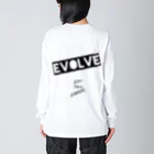 TICK_DeのEVOLVE ビッグシルエットロングスリーブTシャツ