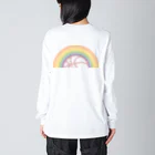 AZST『アゼスト』のレインボーバスケ　ver1 Big Long Sleeve T-Shirt